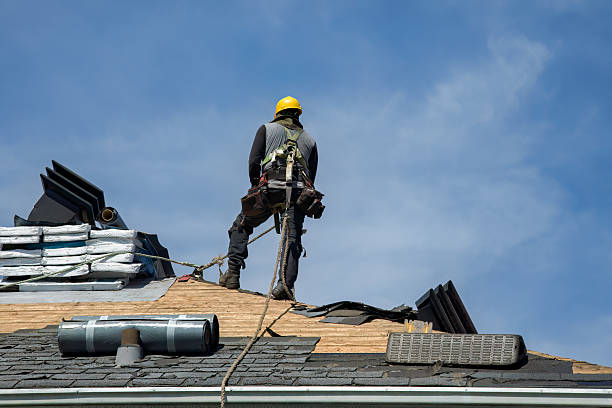 Professional Gutter Installation technician working in Craigmont, ID